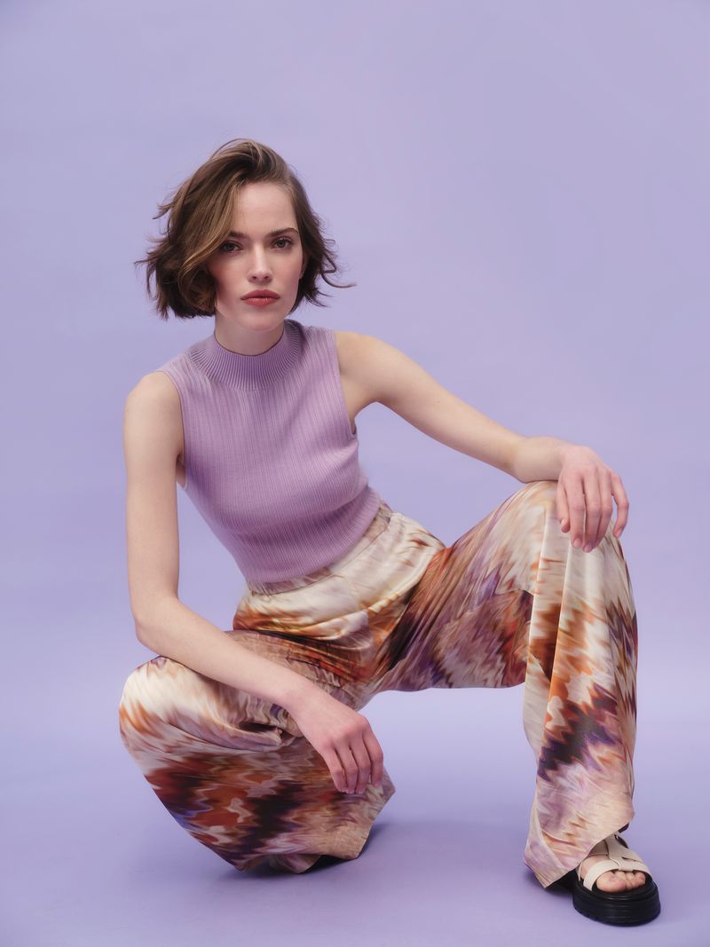 Dominique Multi-Color Print – RAFFAELLO ROSSI US, Inc.